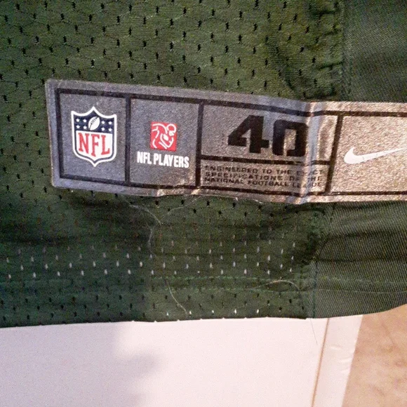 NFL Nike 40 on Field NewYork Jets football Jersey number 33 Ivory size 40 med - Picture 6 of 6